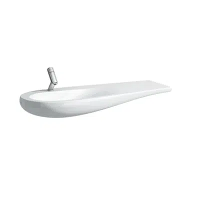 ILBAGNOALESSI ONE Countertop washbasin, shelf right 1200 mm