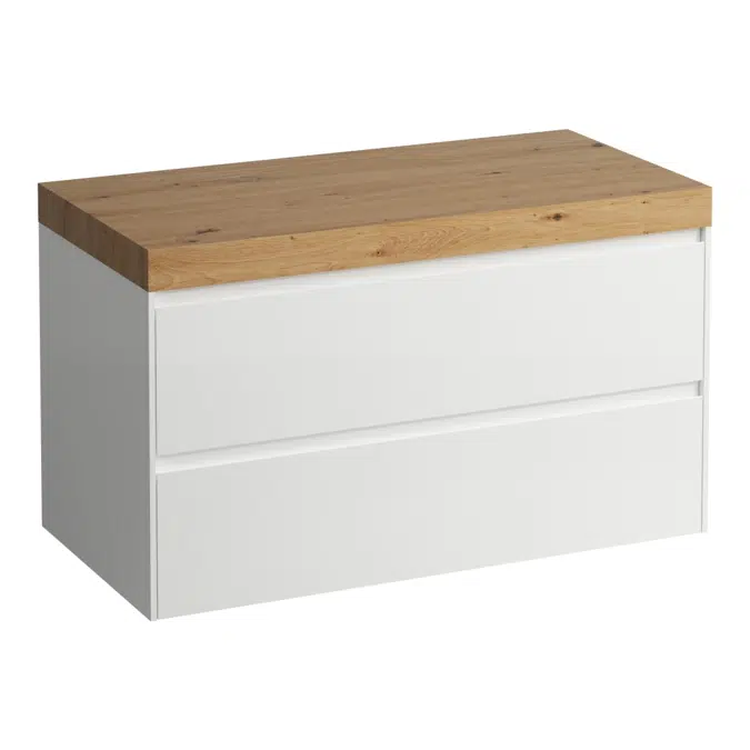 LANI Modular 1000, countertop 65 mm (.267 wild oak), without cut-out, 2 drawers