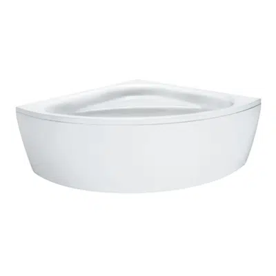 bilde for SOLUTIONS Bathtub, corner model, with frame and front panel 1500 x 1500 mm