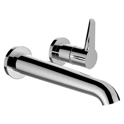 Image for Pure, Wall-mounted mixer, Projection 180 mm, fixed spout