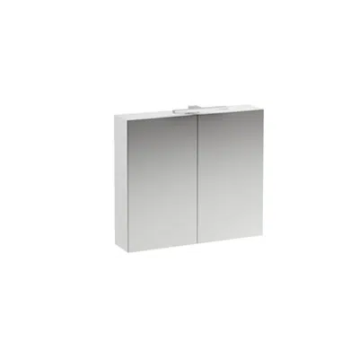 BASE Mirror cabinet with light and power socket CH IP 44 800 mm