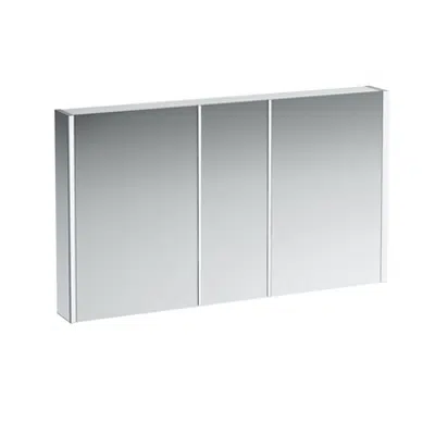 FRAME 25 Mirror cabinet 1300 mm, with ambient lighting, with sockets CH, without sensor switch