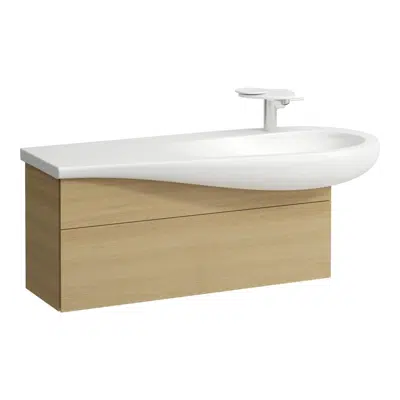 ILBAGNOALESSI Vanity unit 1200, 1 drawer, siphon cut-out right, matches washbasin H814974