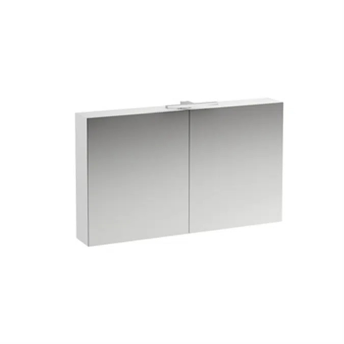 BASE Mirror cabinet with light and power socket CH IP 44 1200 mm
