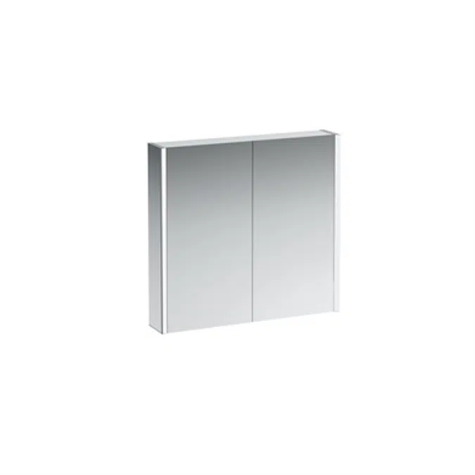 FRAME 25 Mirror cabinet 800 mm, with sockets EU, with sensor switch