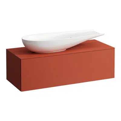 ILBAGNOALESSI Drawer element 1200, 1 drawer, with cut-out left, matches washbasin H818974