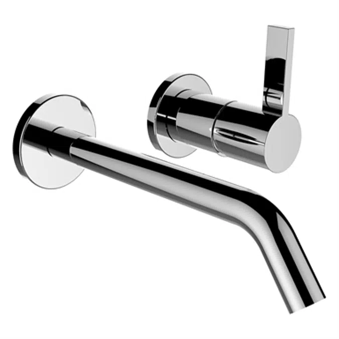 Kartell • LAUFEN, Wall-mounted mixer, Projection 175 mm, fixed spout