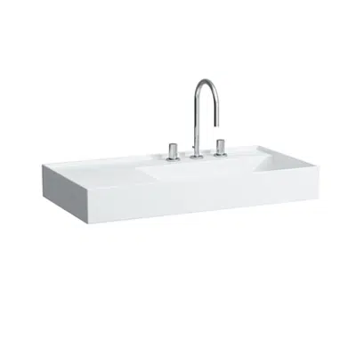 KARTELL BY LAUFEN Washbasin, shelf left 900 mm