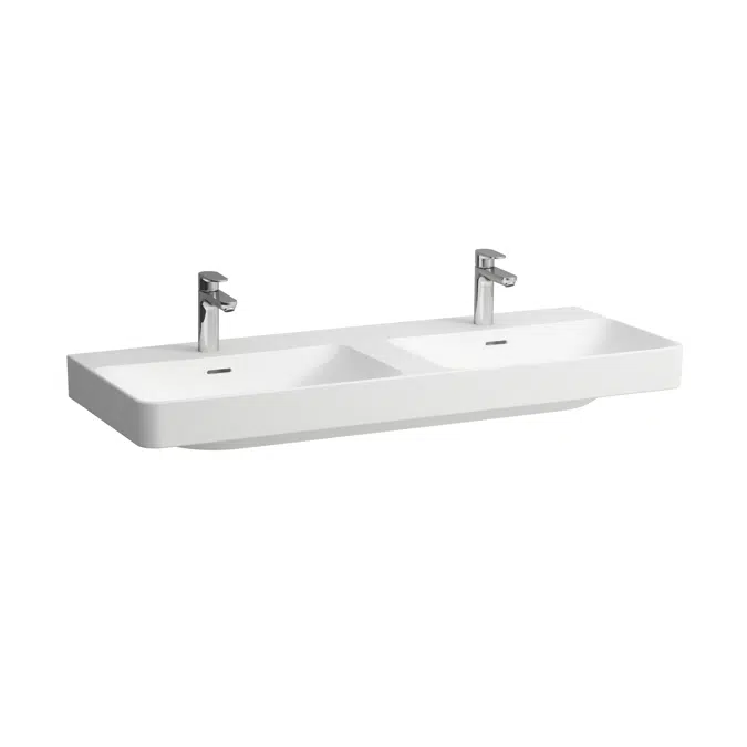 PRO X Double washbasin, 2 basin bowls