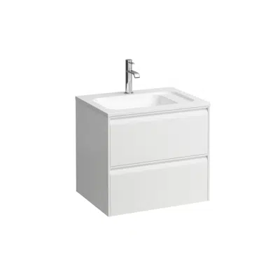 Obrázek pro MEDA Vanity unit 600, 2 drawers, matches Marbond washbasin H814113