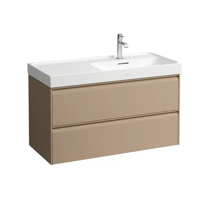 MEDA Vanity unit 1000, 2 drawers, matches washbasin H817117