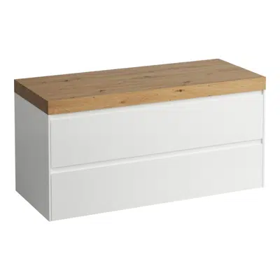 imazhi i LANI Modular 1200, countertop 65 mm (.267 wild oak), without cut-out, 2 drawers