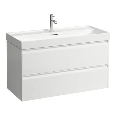 Image pour MEDA Vanity unit 1000, 2 drawers, matches washbasin H810119