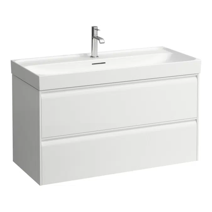 MEDA Vanity unit 1000, 2 drawers, matches washbasin H810119