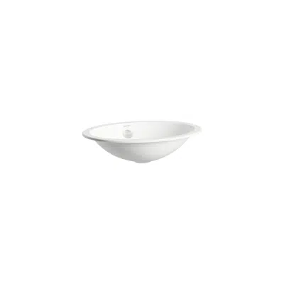 FORM Drop-in washbasin, made of Vitreon Steel, without tap bank, without tap hole, with overflow, including fixing set, overflow set图像