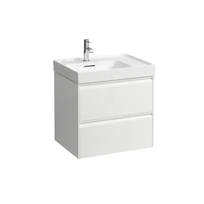 Image pour MEDA Vanity unit 600, 2 drawers, matches washbasin H817111 / H818111