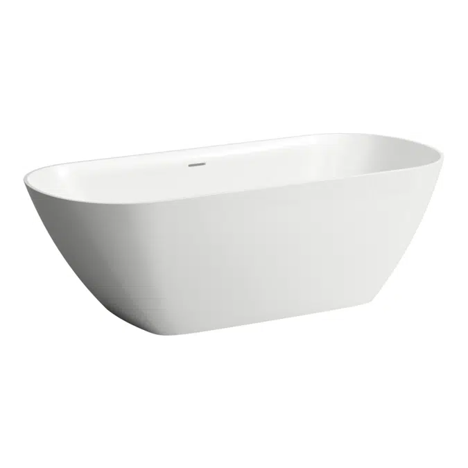 LUA Freestanding bathtub, made of Marbond composite material