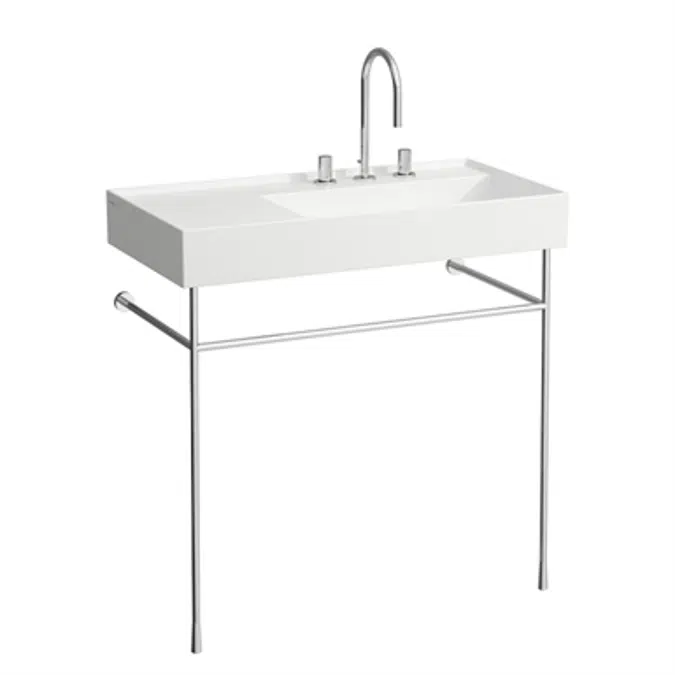 KARTELL BY LAUFEN Washbasin, shelf right 900 mm