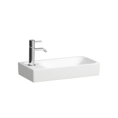 Image for MEDA Small washbasin, tap bank left