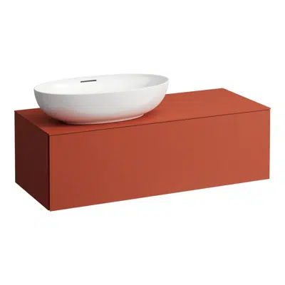 ILBAGNOALESSI Drawer element 1200, 1 drawer, with cut-out left, matches washbasin H818975/6, H818977/8
