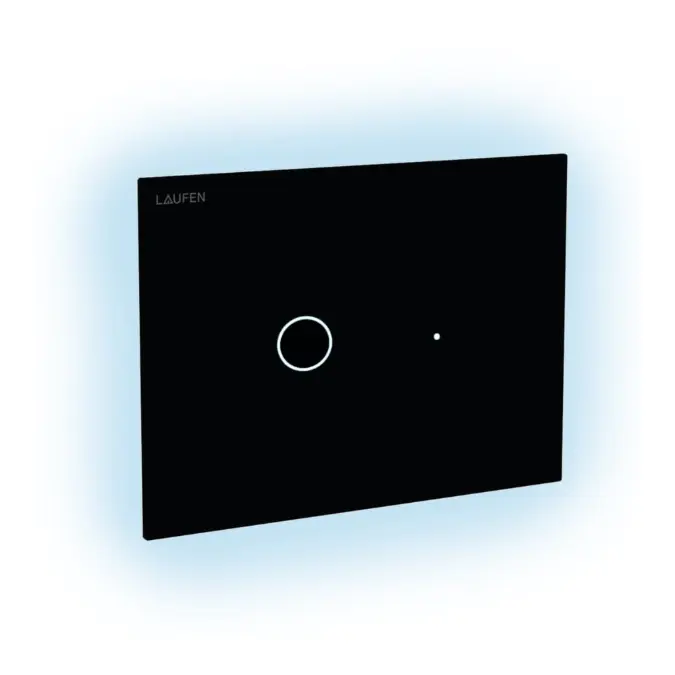 Flush plate INEO ECLIPSE, smart connected, touch free, ambient light, grid operated, Dual Flush
