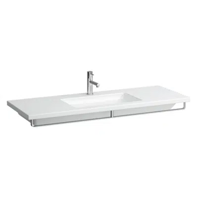 LIVING Countertop double washbasin 1300 mm