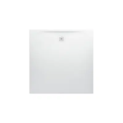 Image for LAUFEN PRO Shower tray 1200x1200, made of Marbond composite material, super flat, square, outlet at side