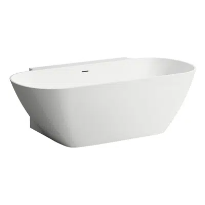 Image for LUA Bathtub, back-to-wall version, made of Marbond composite material