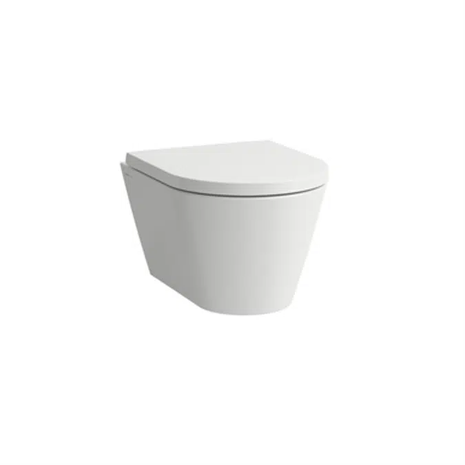 KARTELL BY LAUFEN Wall-hung WC 'compact', washdown, rimless