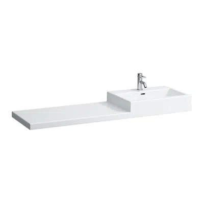 LIVING Countertop washbasin, cuttable 1500 mm