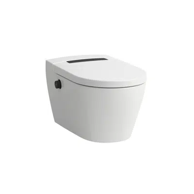 รูปภาพสำหรับ CLEANET AURIA AURIA plus Shower toilet wall-hung (for concealed cistern, EN1717), incl. remote, auto-open, seat heating, desinfection UV-light, silent flush