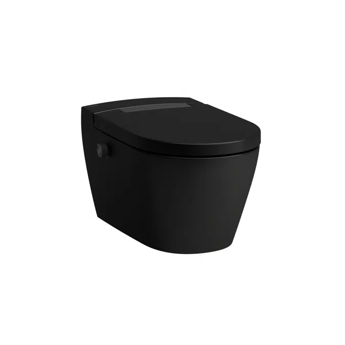 CLEANET AURIA AURIA plus Shower toilet wall-hung (for concealed cistern, EN1717), incl. remote, auto-open, seat heating, desinfection UV-light, silent flush