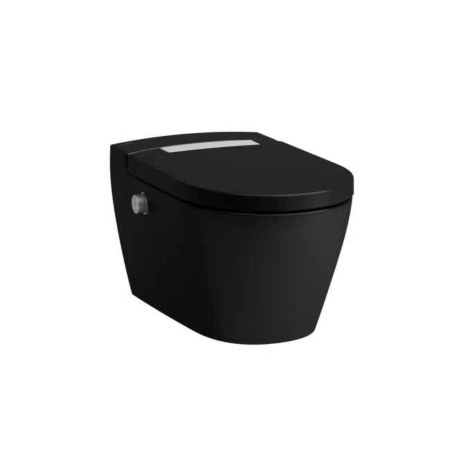 CLEANET AURIA AURIA plus Shower toilet wall-hung (for concealed cistern, EN1717), incl. remote, auto-open, seat heating, desinfection UV-light, silent flush