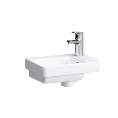 LAUFEN PRO S Small washbasin, asymmetric 360 mm