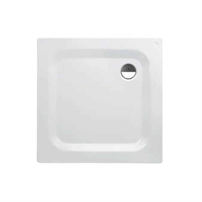 PLATINA Shower tray 1000 x 1000 mm, steel