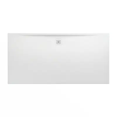 Image for LAUFEN PRO Shower tray 2000 x 1000 mm, made of Marbond composite material, super flat, rectangular, outlet at long side