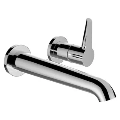 VAL Concealed single lever basin mixer for Simibox 2-Point, fixed spout, projection 180 mm