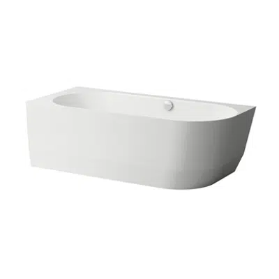 изображение для LAUFEN PRO Bathtub, corner version left, incl. feet for bathtub, made of Marbond composite material