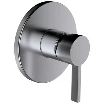 Kartell • LAUFEN Concealed shower faucet, Set for Simibox, PVD inox look