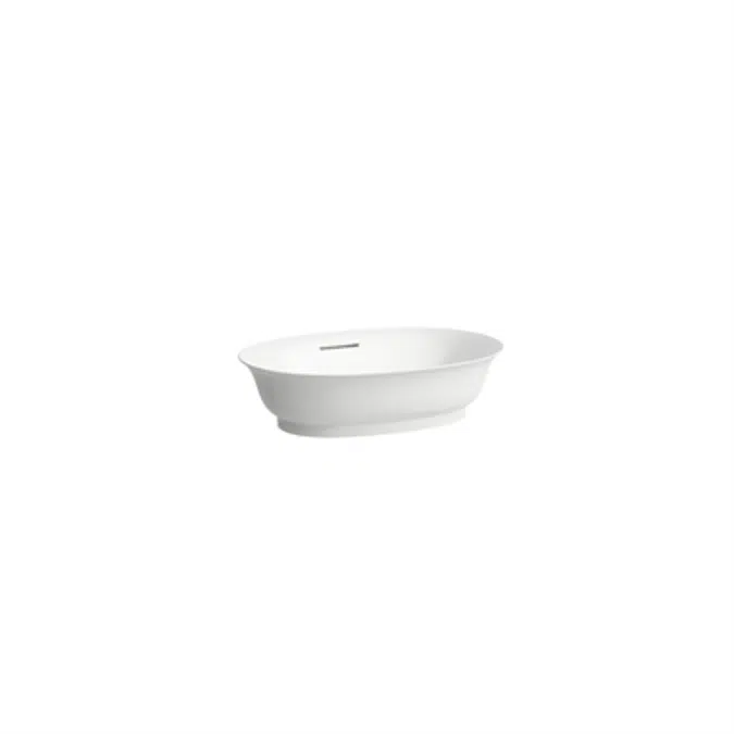 THE NEW CLASSIC Bowl washbasin with overflow channel, oval