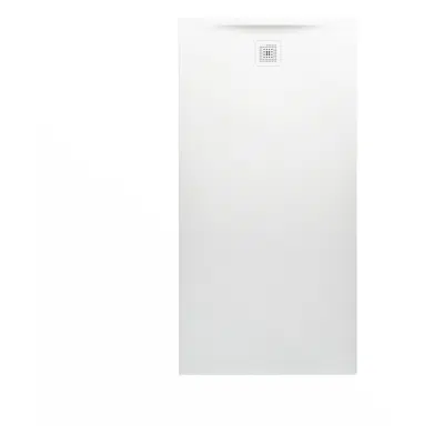 Imagem para LAUFEN PRO Shower tray, made of Marbond composite material, rectangular, outlet at short side}
