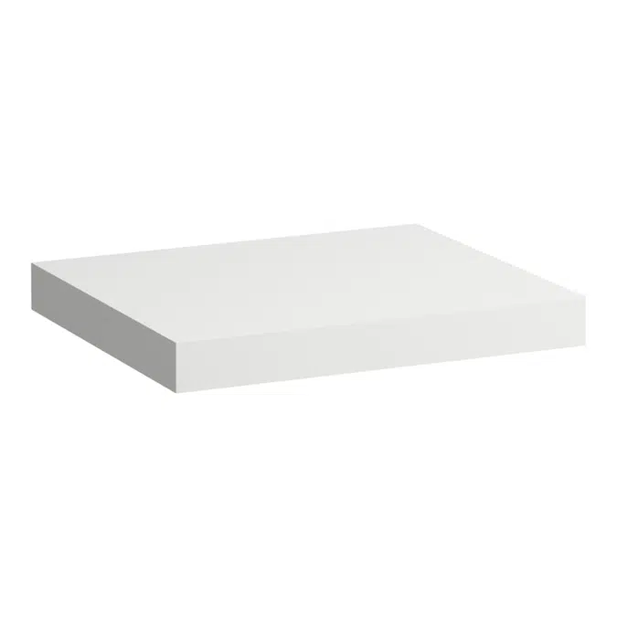 LANI Countertop 600, without cut-out, 65 mm thick, incl. 2 installation brackets