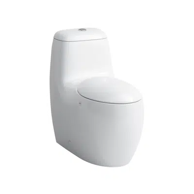 ILBAGNOALESSI ONE One-piece WC, dual-flush, siphonic action