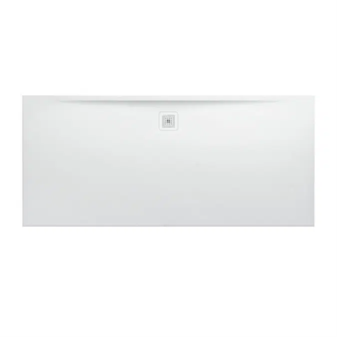 LAUFEN PRO Shower tray 2000 x 900, made of Marbond composite material, super flat, rectangular, outlet at long side