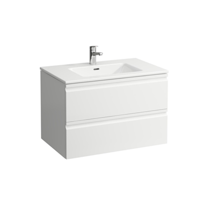 obraz dla LAUFEN PRO S Combipack 800 mm, washbasin 'slim' with vanity unit 'Pro' with 2 drawers, incl. drawer organiser 