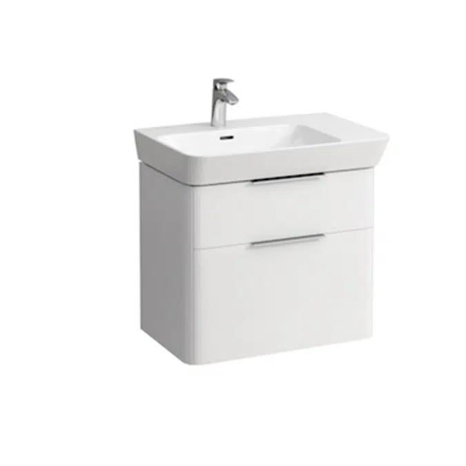 BIM objects - Free download! MODERNA R Vanity unit 655 mm (L) with two ...