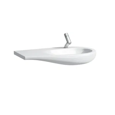 ILBAGNOALESSI ONE Countertop washbasin, shelf left 900 mm