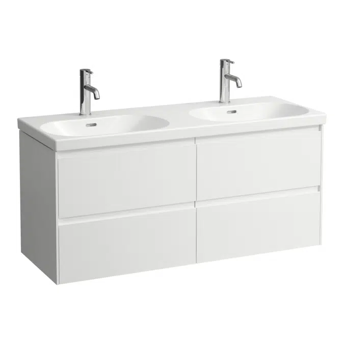 LANI Vanity unit, 4 drawers, matches vanity washbasin H814081