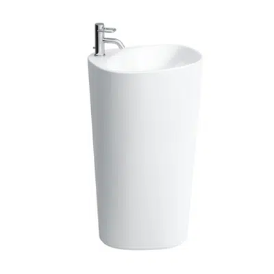 PALOMBA COLLECTION Floorstanding washbasin with wall connection 520 mm