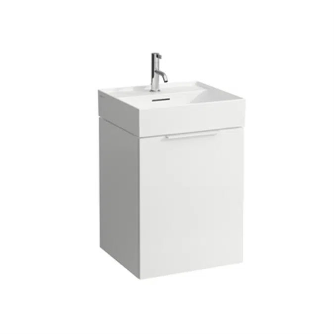 BIM objects - Free download! KARTELL BY LAUFEN Vanity unit 490 mm with ...